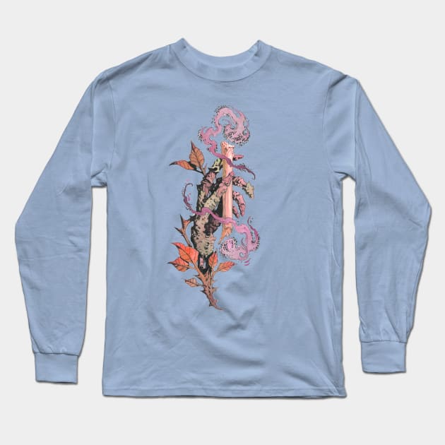 Burning the Candle at Both Ends Long Sleeve T-Shirt by Joby Dorr